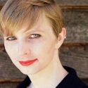 PHOTO: Chelsea Manning poses in a scarlet swimsuit for Vogue